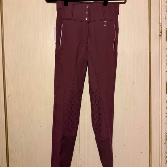 Pants - HORZE- Andrea Women's Knee Patch Breeches - Size 24 - NWT